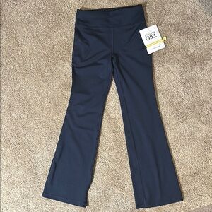 Navy Kids Flare Leggings